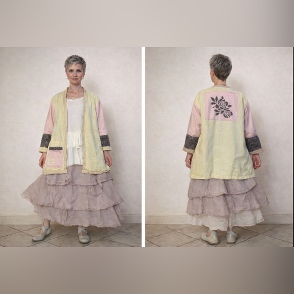 Patchwork quilted double sided jacket - Picture 3 of 16